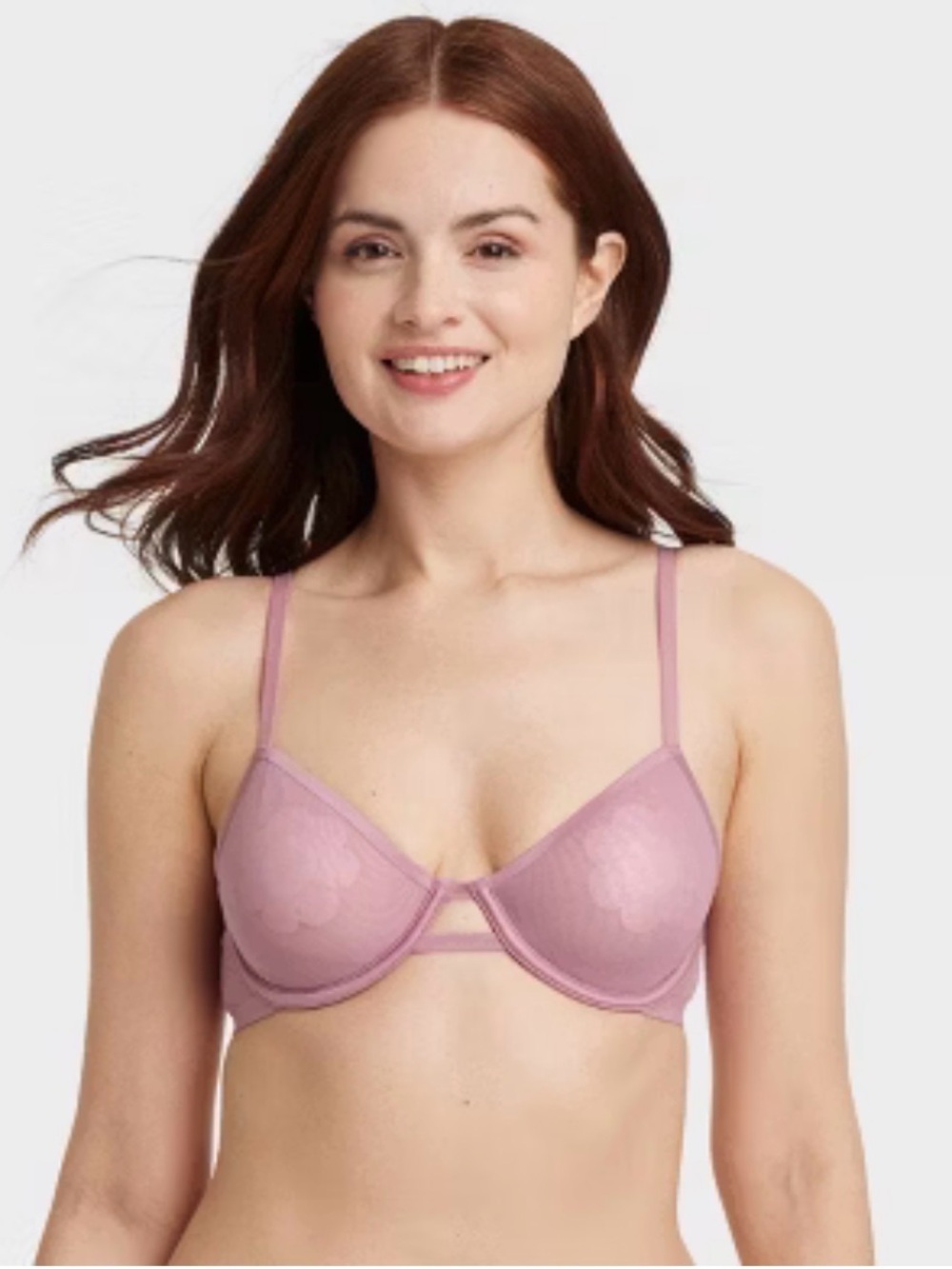 Auden Mesh Unlined Demi Bra - 32B